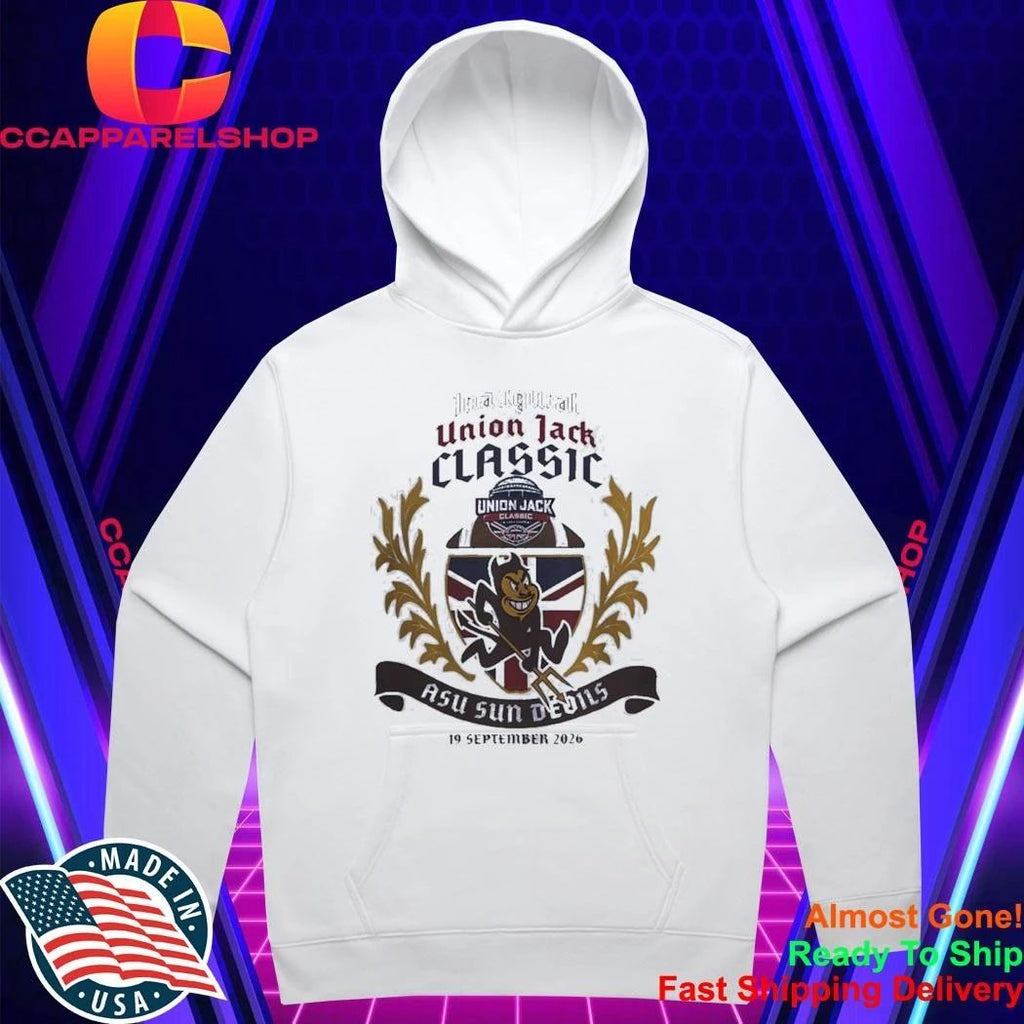 Arizona State Sun Devils Inaugural Union Jack Classic London 2026 football Shirt