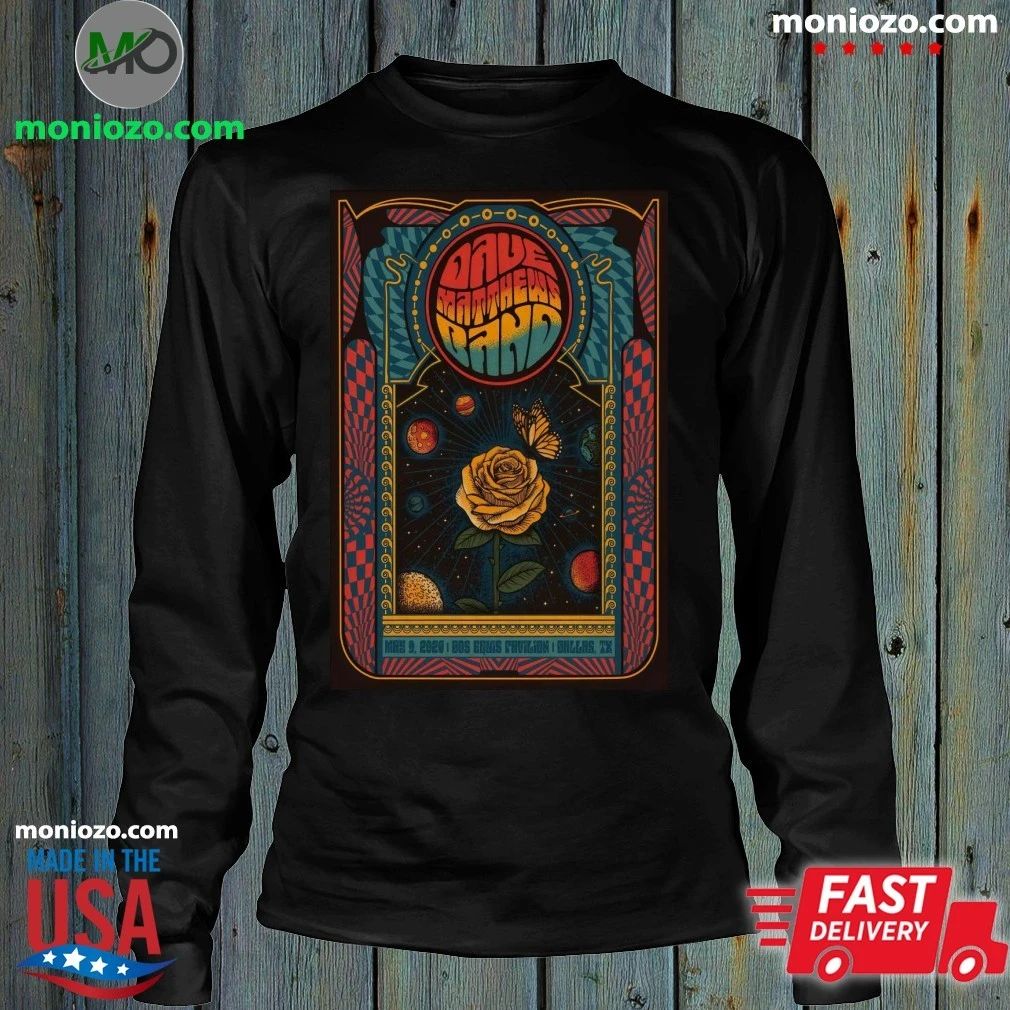 Original Dave Matthews Band May 9 2026 In Dallas TX Poster Shirt