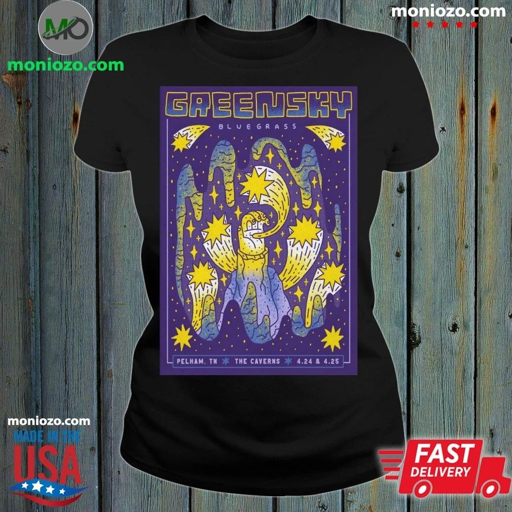 Original Greensky Bluegrass The Caverns In Grundy County TN Apr 24-25 2026 Poster T-Shirt