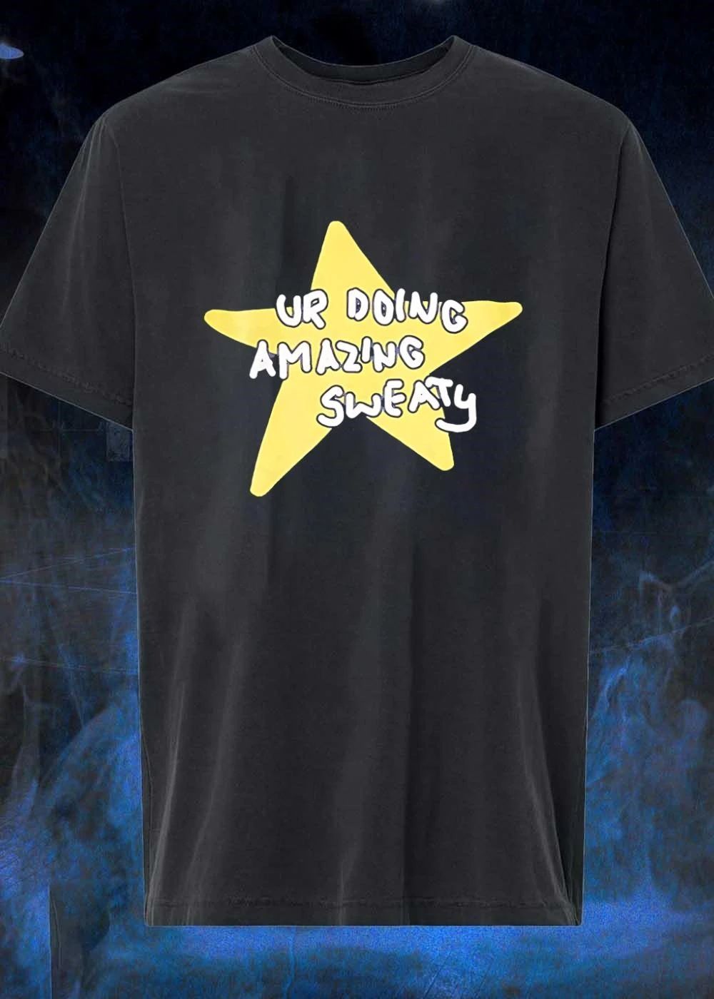 Ur Doing Amazing Sweaty Meme Yellow Star Shirt