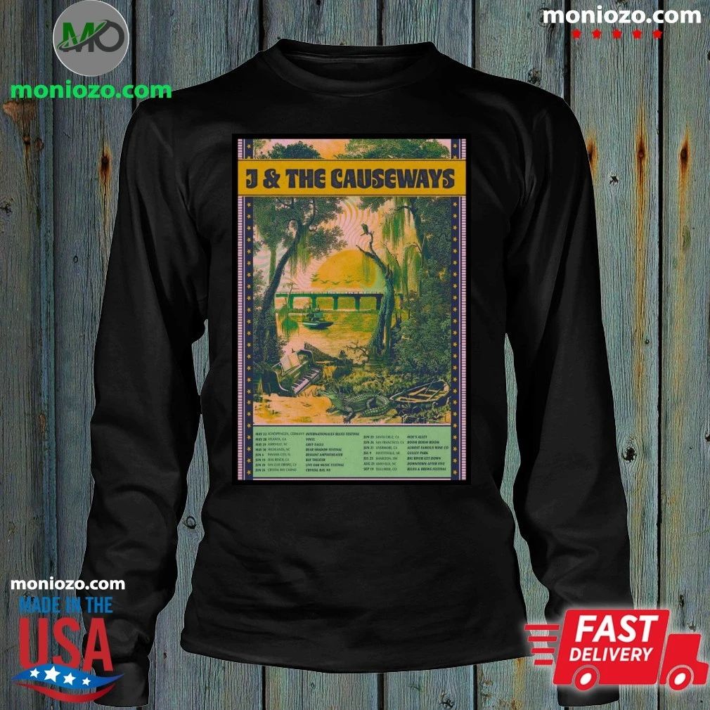 Poster J And The Causeways Tour 2026 Shirt