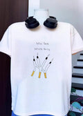 New York Never Quits Cigarettes Smoking White Graphic T-Shirt