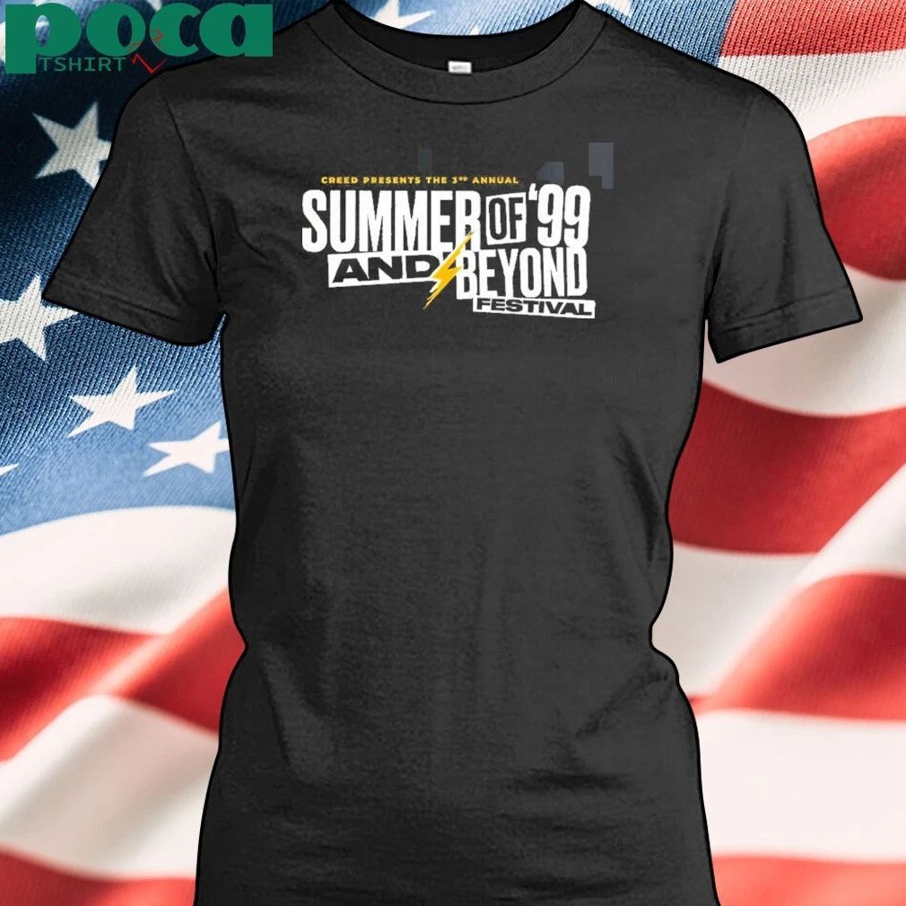 Summer Of ’99 And Beyond Festival 2026 Full Lineup In Tinley Park Illinois At Credit Union 1 Amphitheatre Creed Presents The 3rd Annual T-Shirt
