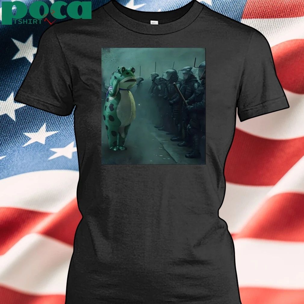Resist Portland Frog I Stand With Frog – Anti ICE Anti Fascism T-shirt