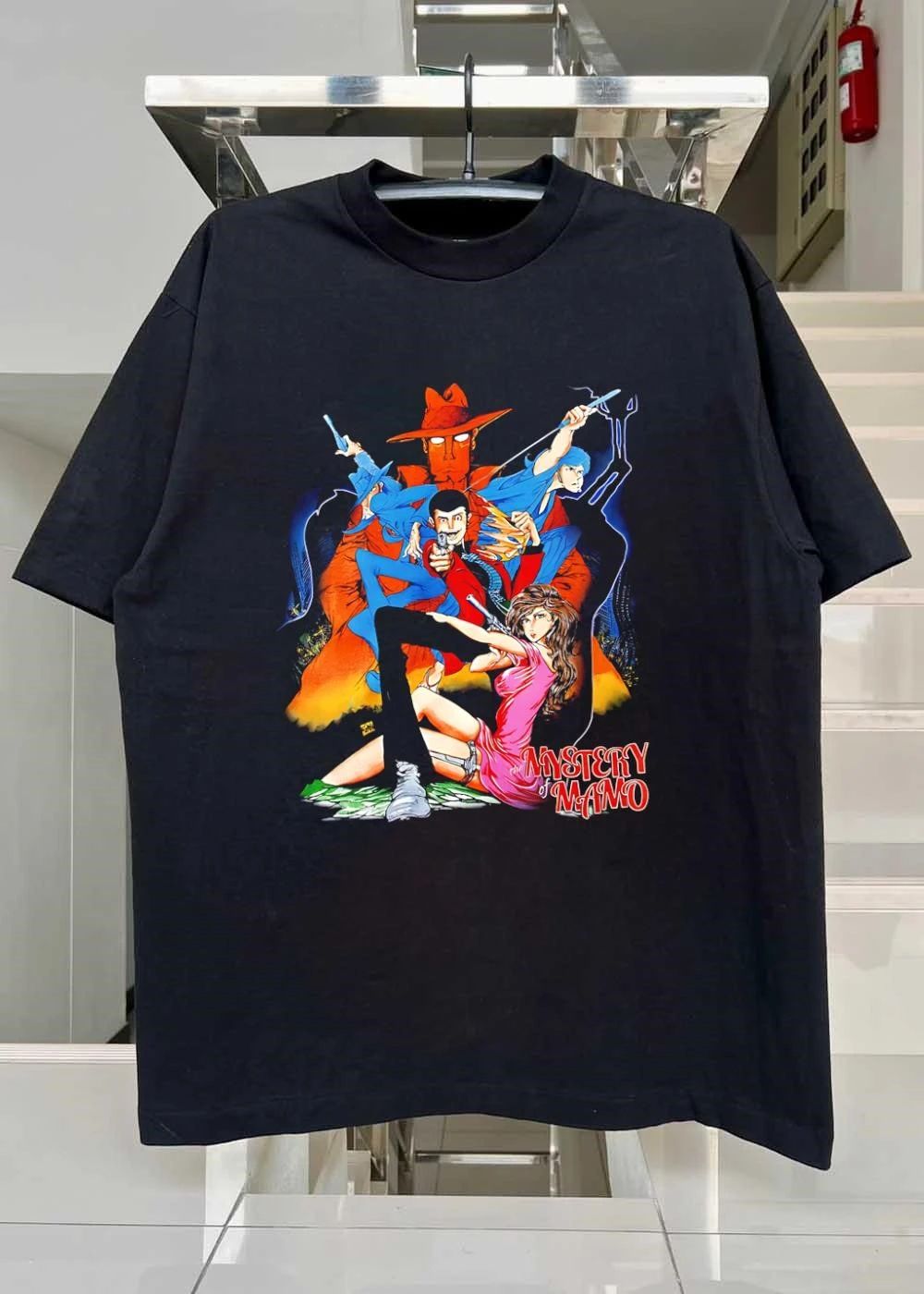 Monkey Punch TME NTV The Mystery of Mamo Lupin III Cast Action T-Shirt