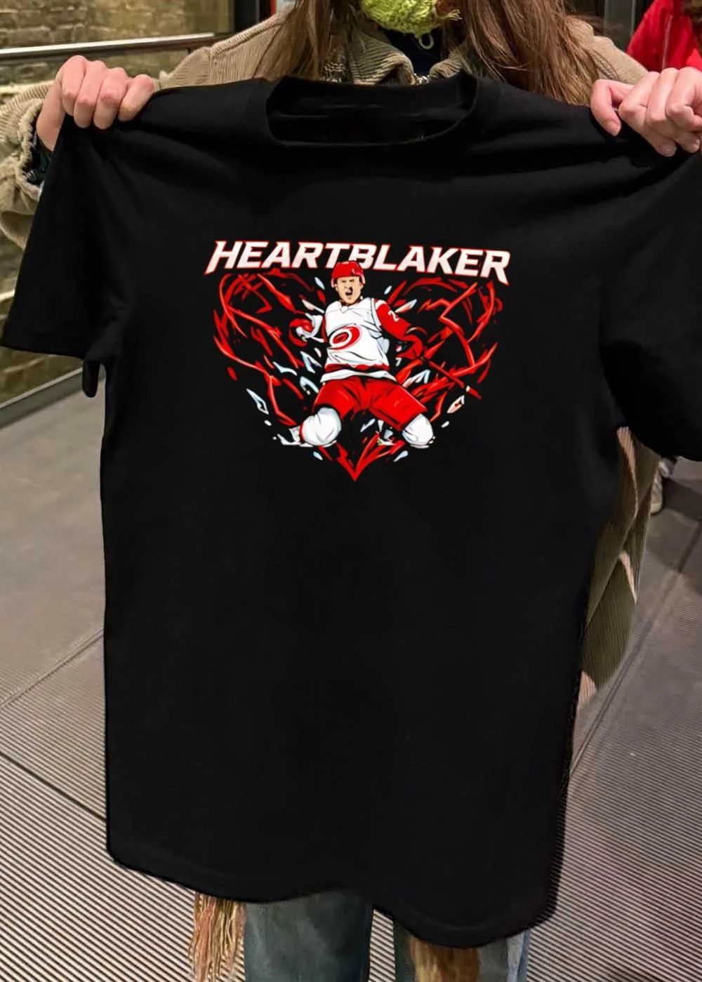 Carolina Hurricanes Hockey Fan Apparel Heartblaker Carolina Hurricanes T-Shirt