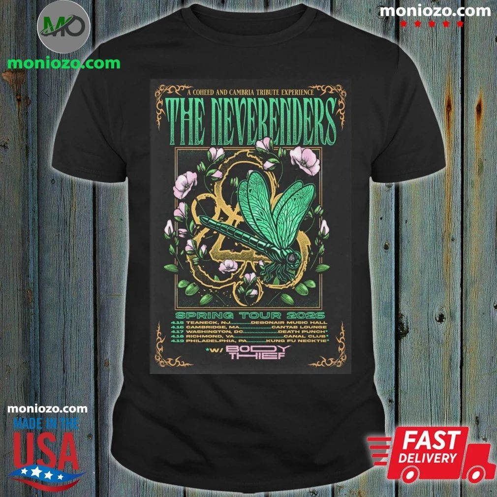 The Neverenders Spring 2026 Tour Poster Shirt