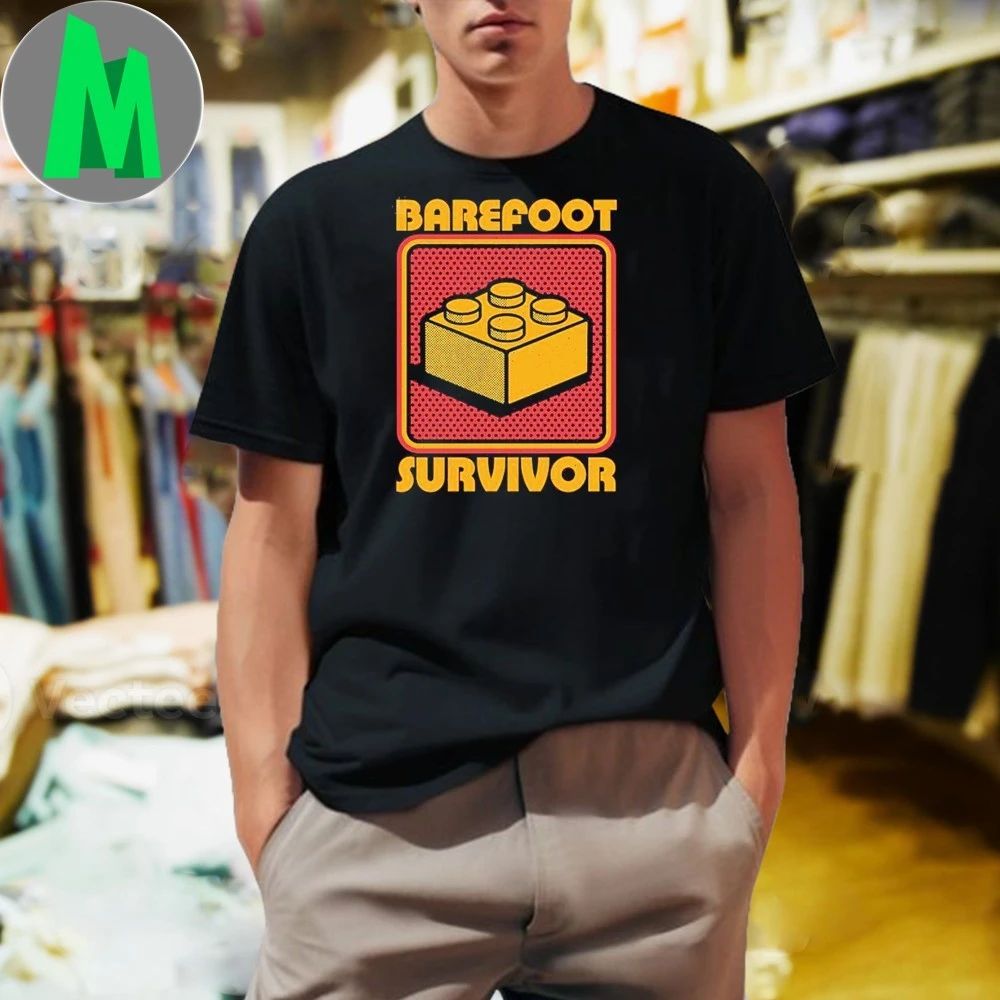 Foot Brick Barefoot Survivor Shirt
