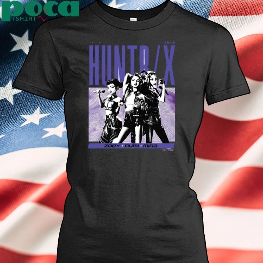Kpop Demon Hunters Mira Rumi Zoey Tie Dye T-shirt