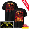 Metallica Italy 3 June 2026 Two Sided Tour Shirt