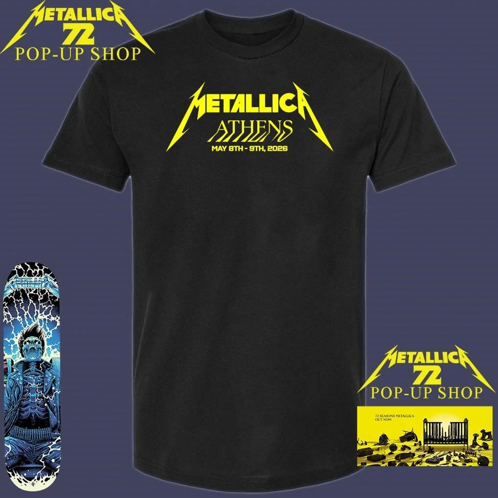 Metallica M72 Athens 2026 Greece T-Shirt