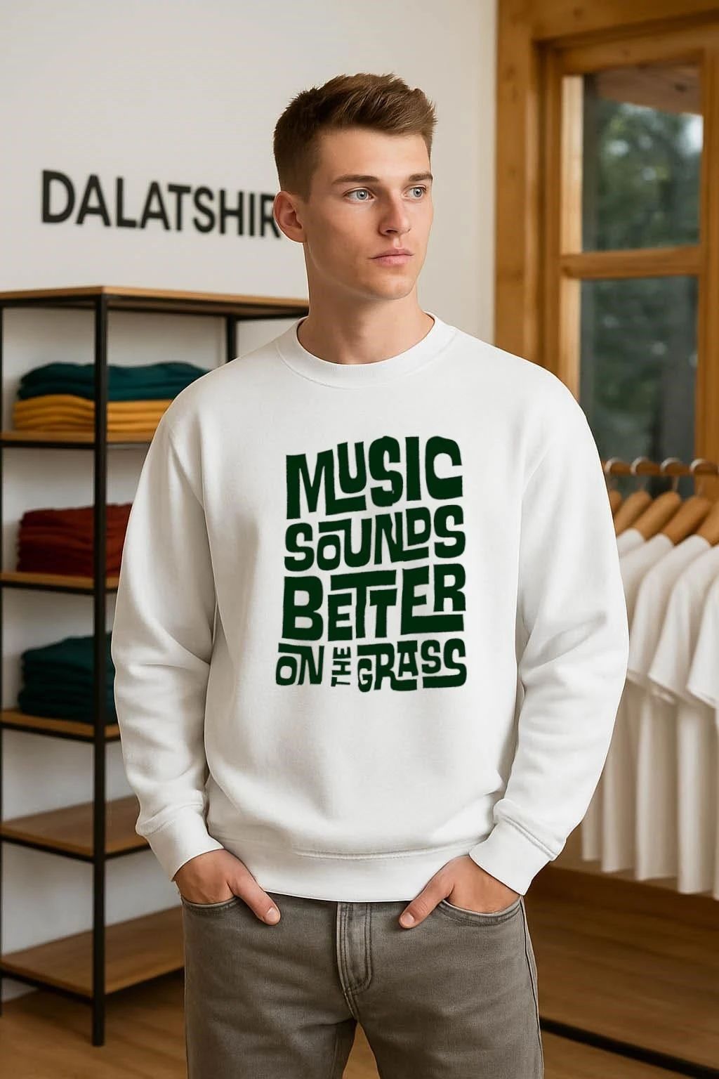 Music Sounds Better On The Grass shirt