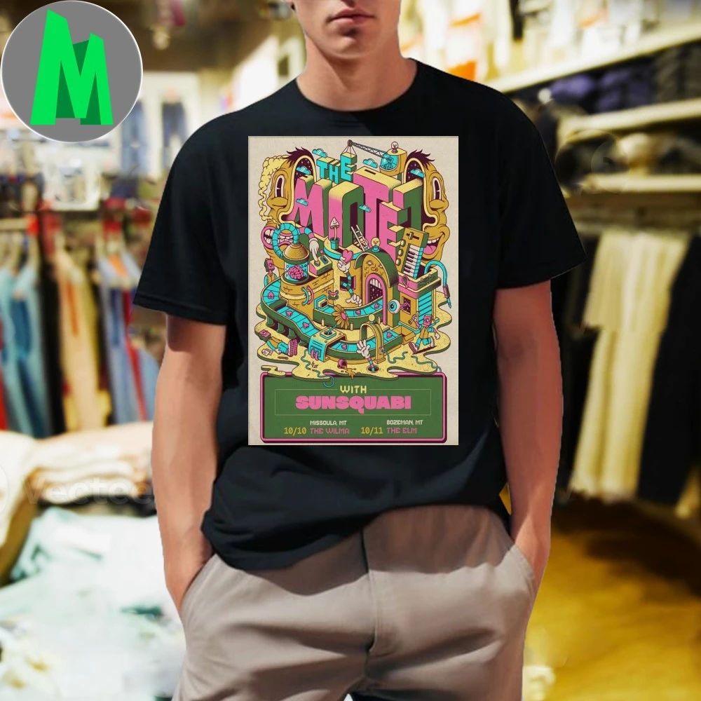 The Motet Oct 10-11 2025 In Missoula MT And Bozeman MT Poster Shirt