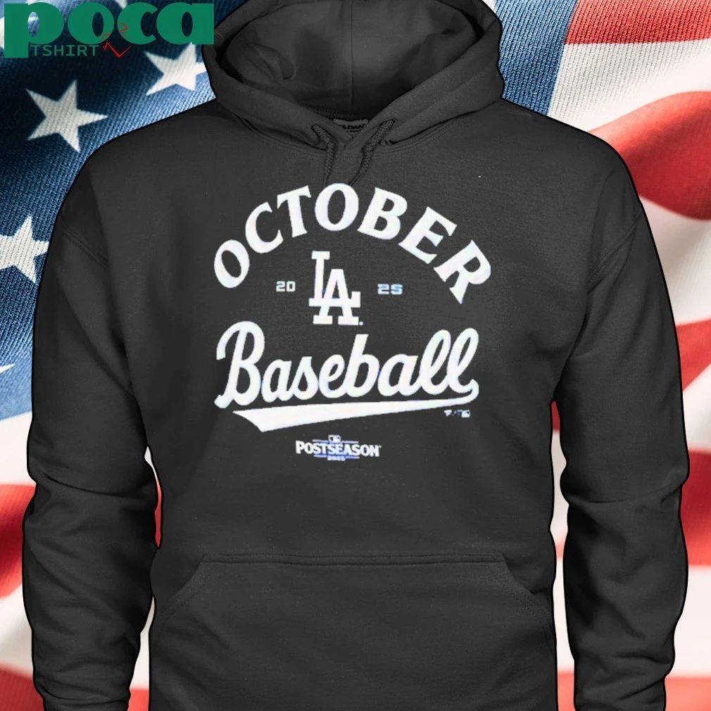 Los Angeles Dodgers Women’s 2025 MLB Postseason Locker Room T-Shirt