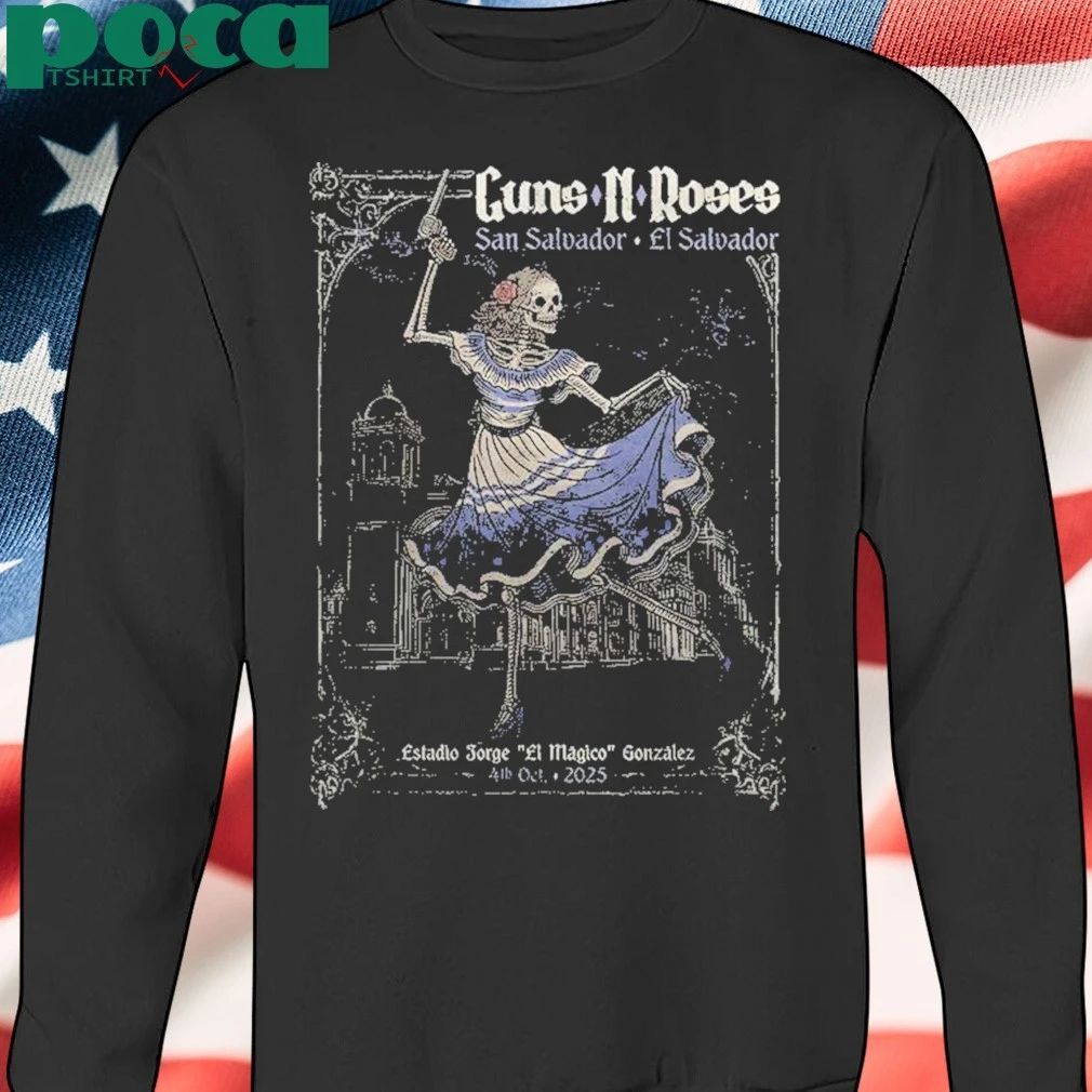Guns N’ Roses to El Salvador Tour 2025 Special shirt