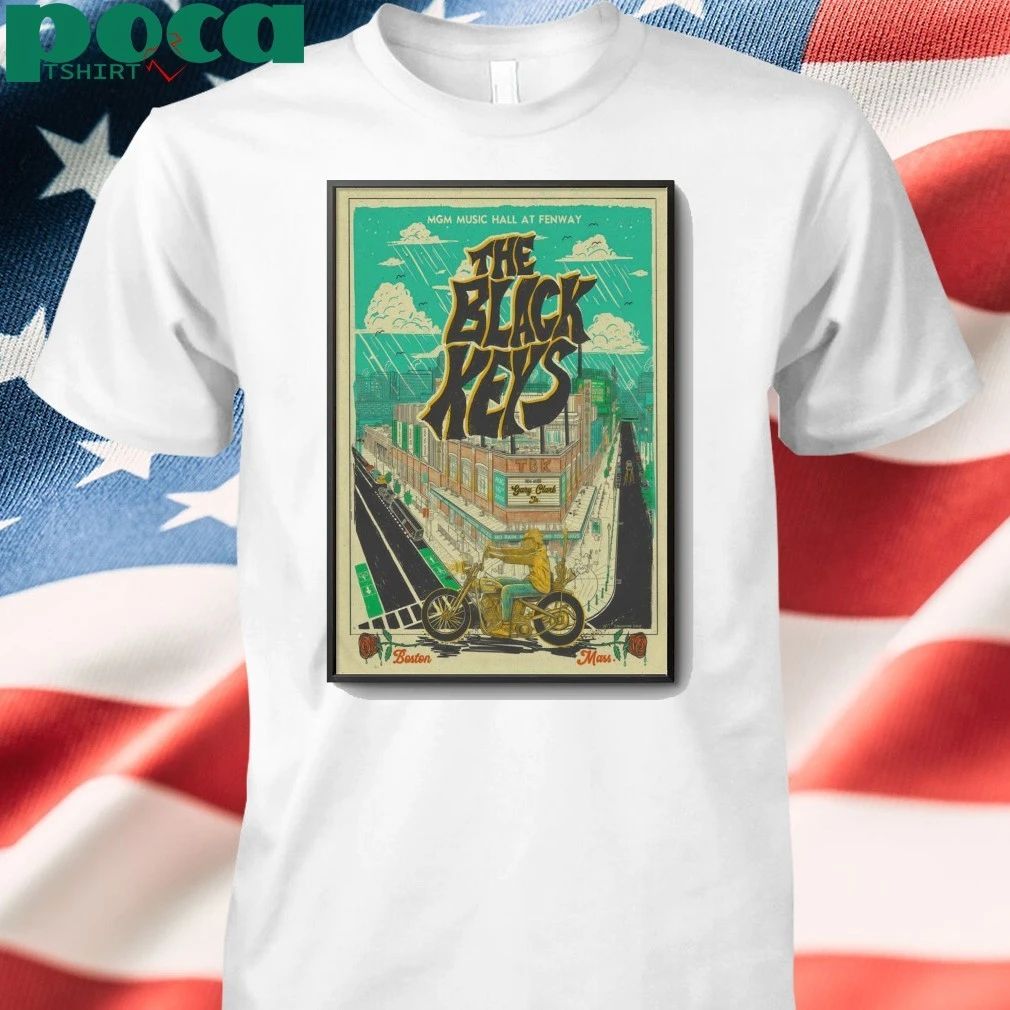 The Black Keys Boston Tour On Aug 16 2025 Poster shirt