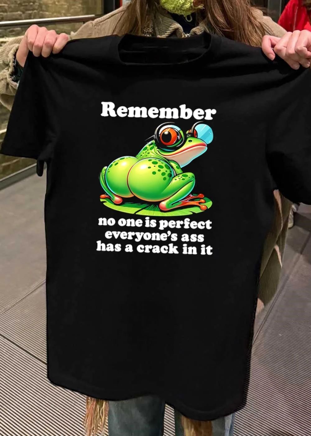 Remember Frog With Glasses Ass Crack Shirt