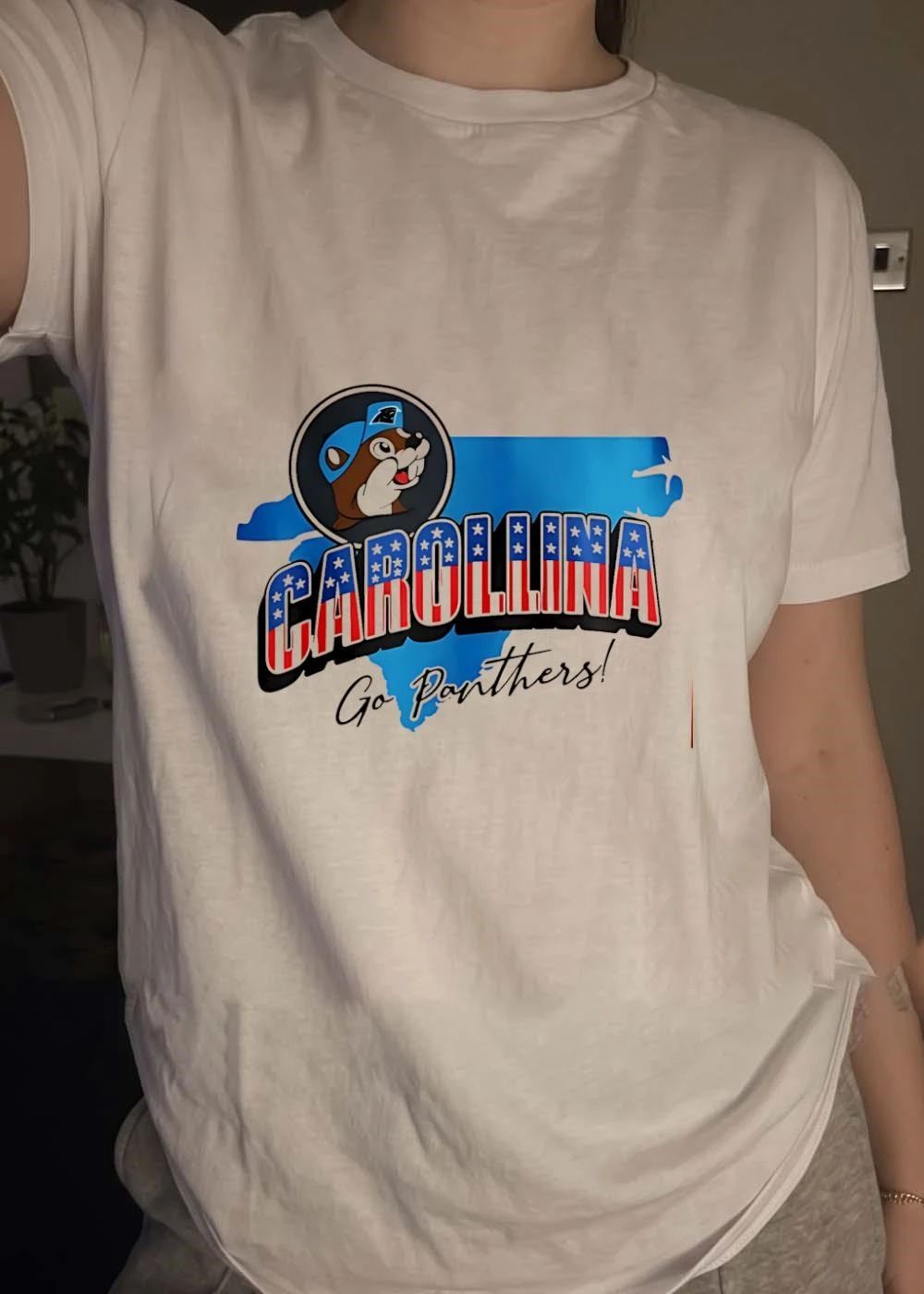 Carolina Panthers x Buc-ee’s Patriotic map shirt
