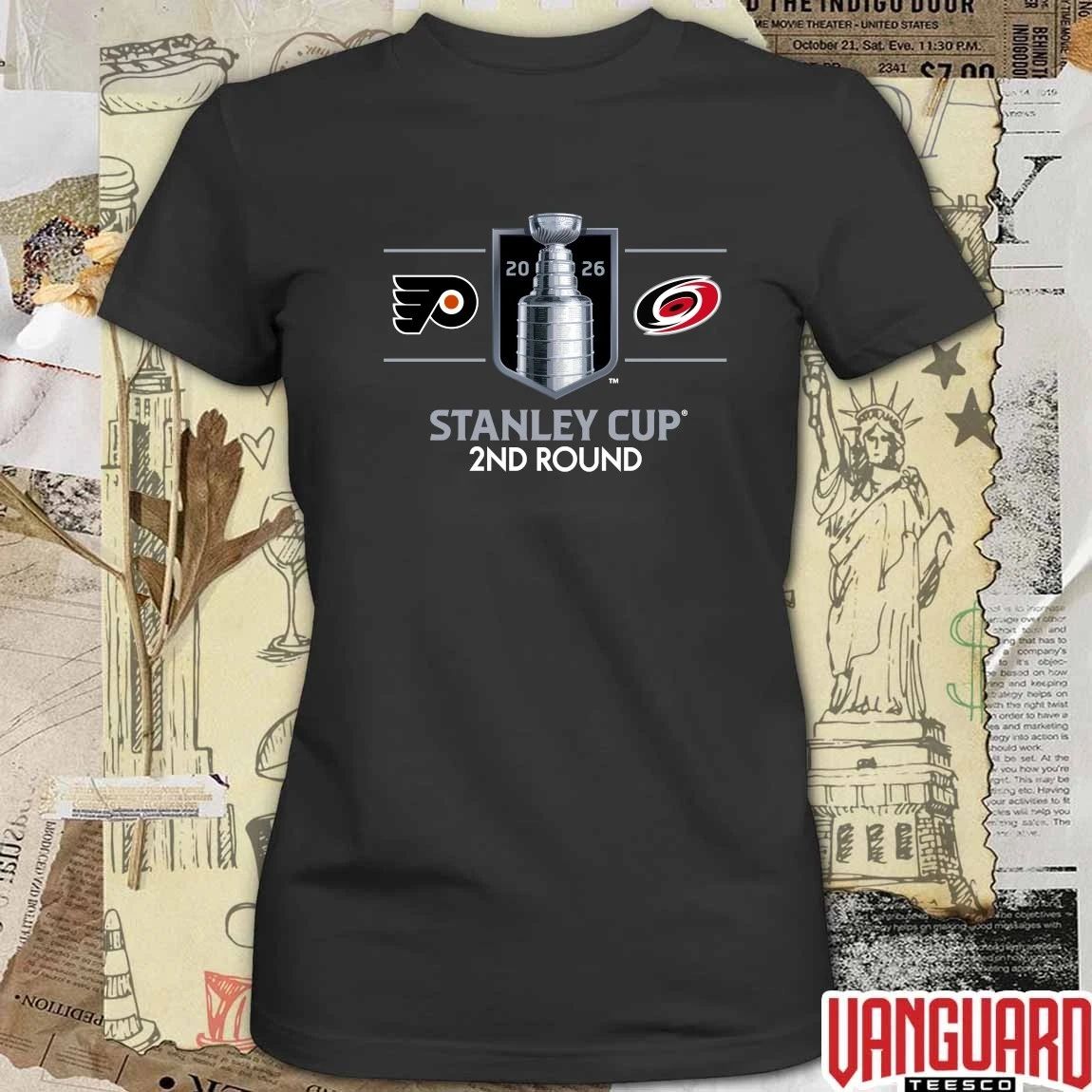 Original Philadelphia Flyers vs Carolina Hurricanes 2026 NHL Stanley Cup 2ND Round t-shirt