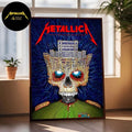 Metallica Pop-up Shop Poster For M72 Bucharest At Arena Nationala in Bucharest Romania on May 13 2026 Home Decor Poster Canvas