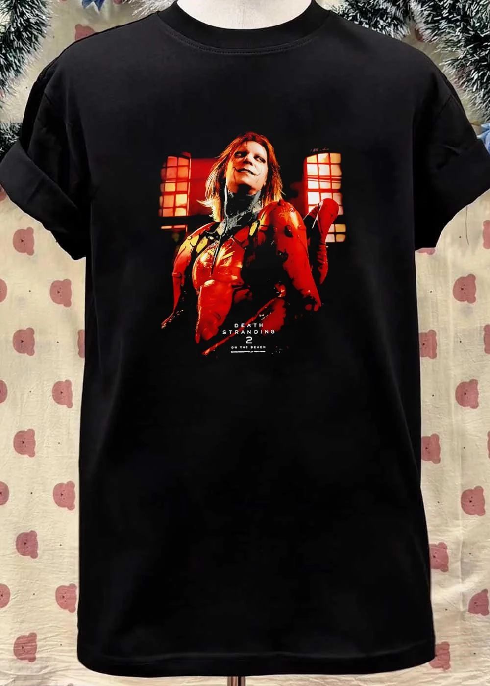 Death Stranding 2 On The Beach Kojima Productions Character Portrait T-Shirt