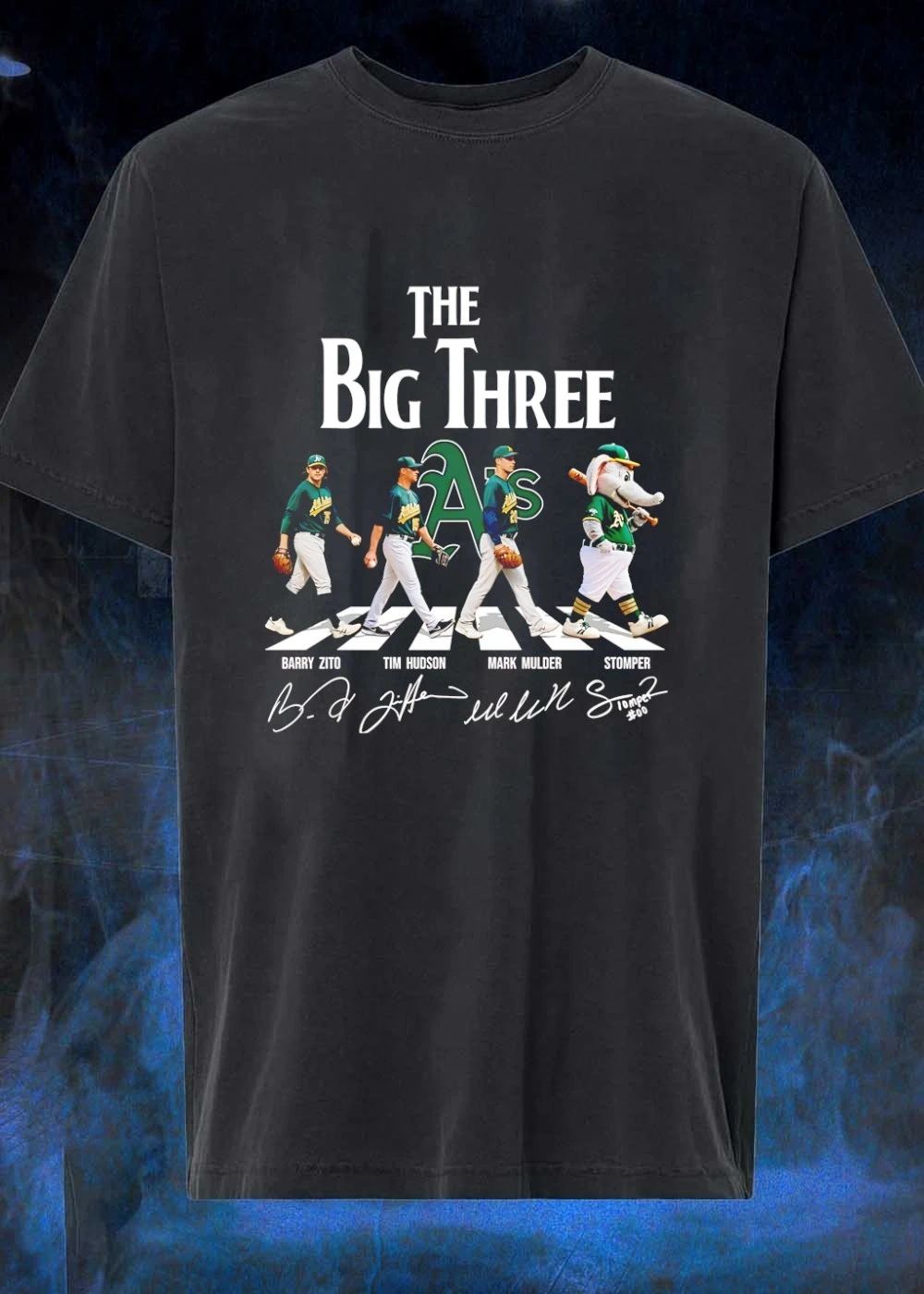 Barry Zito Tim Hudson Mark Mulder Stomper The Big Three shirt