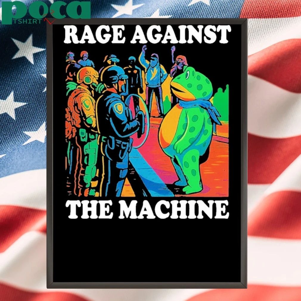 Portland Frog Rage Against The Machine Full Color T-shirt