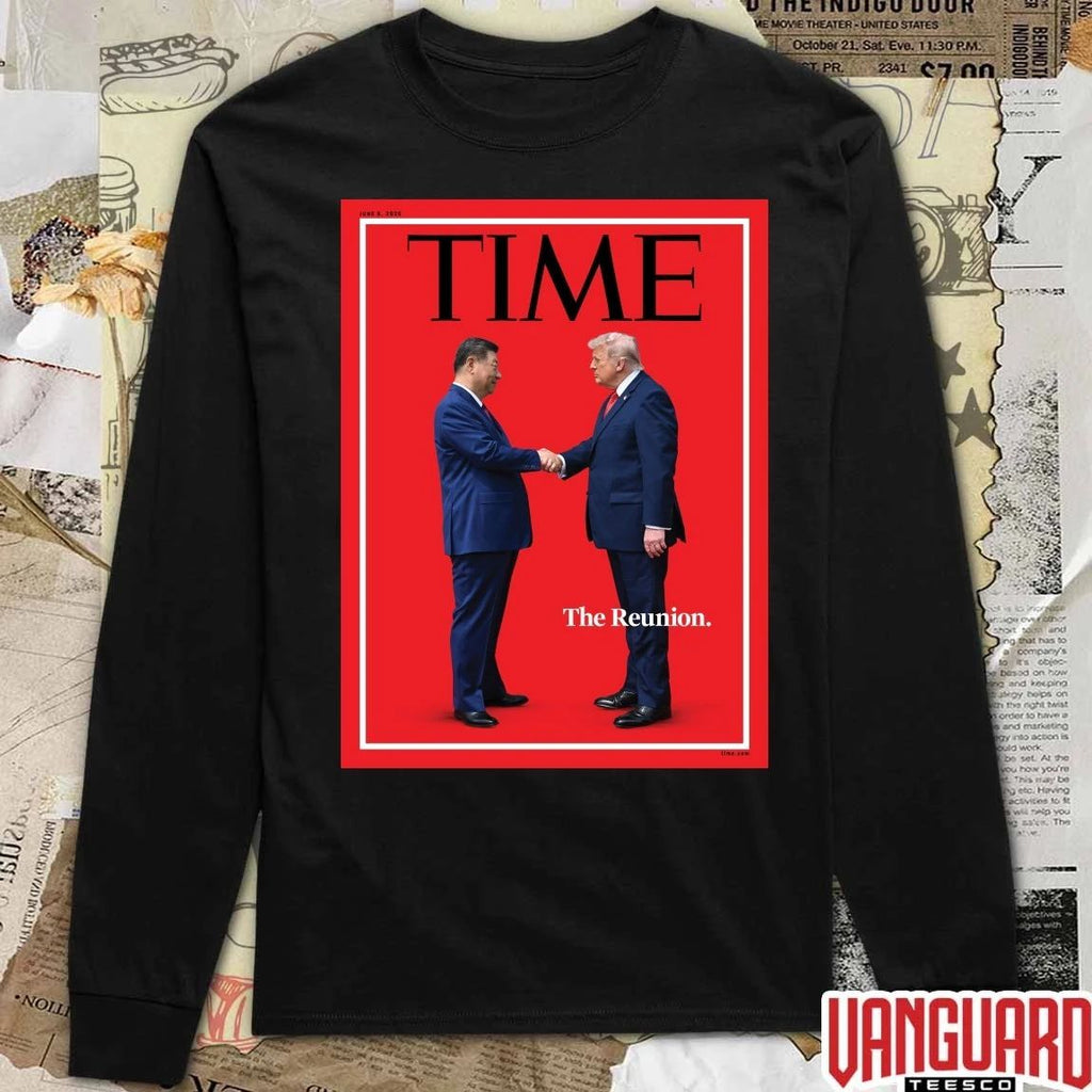 Time The Reunion Donald Trump and Xi Jinping June 8 2026 Poster t-shirt