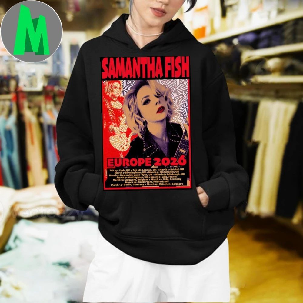 Samantha Fish Europe Tour 2026 Poster Shirt