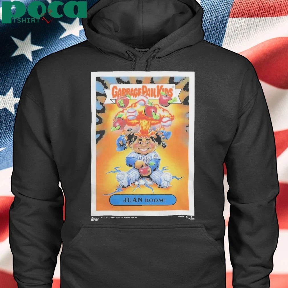 Mets Juan Boom Garbage Pail Kids Baseball Topps Parody T-Shirt