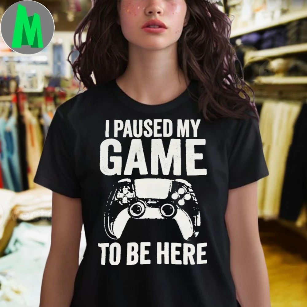 Mitch Jebb I Paused My Game To Be Here Shirt