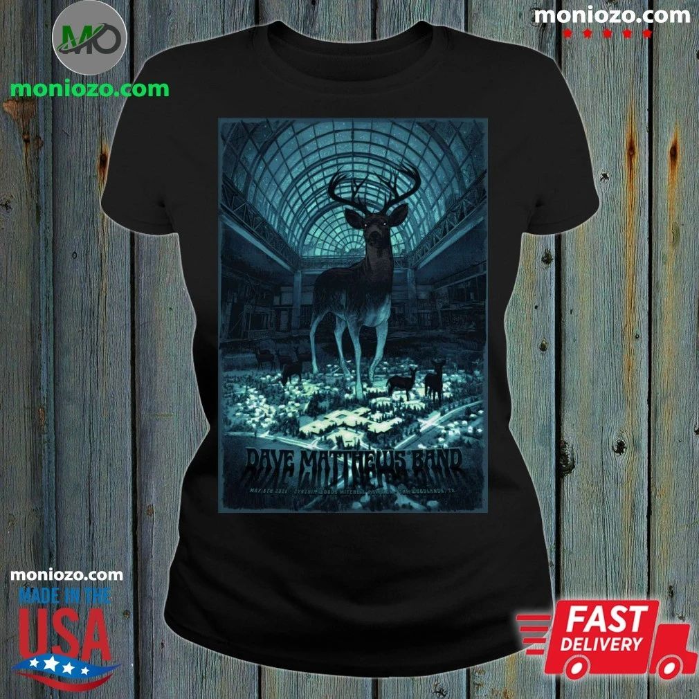 Dave Matthews Band The Woodlands TX Tour On May 8 2026 Poster Shirt