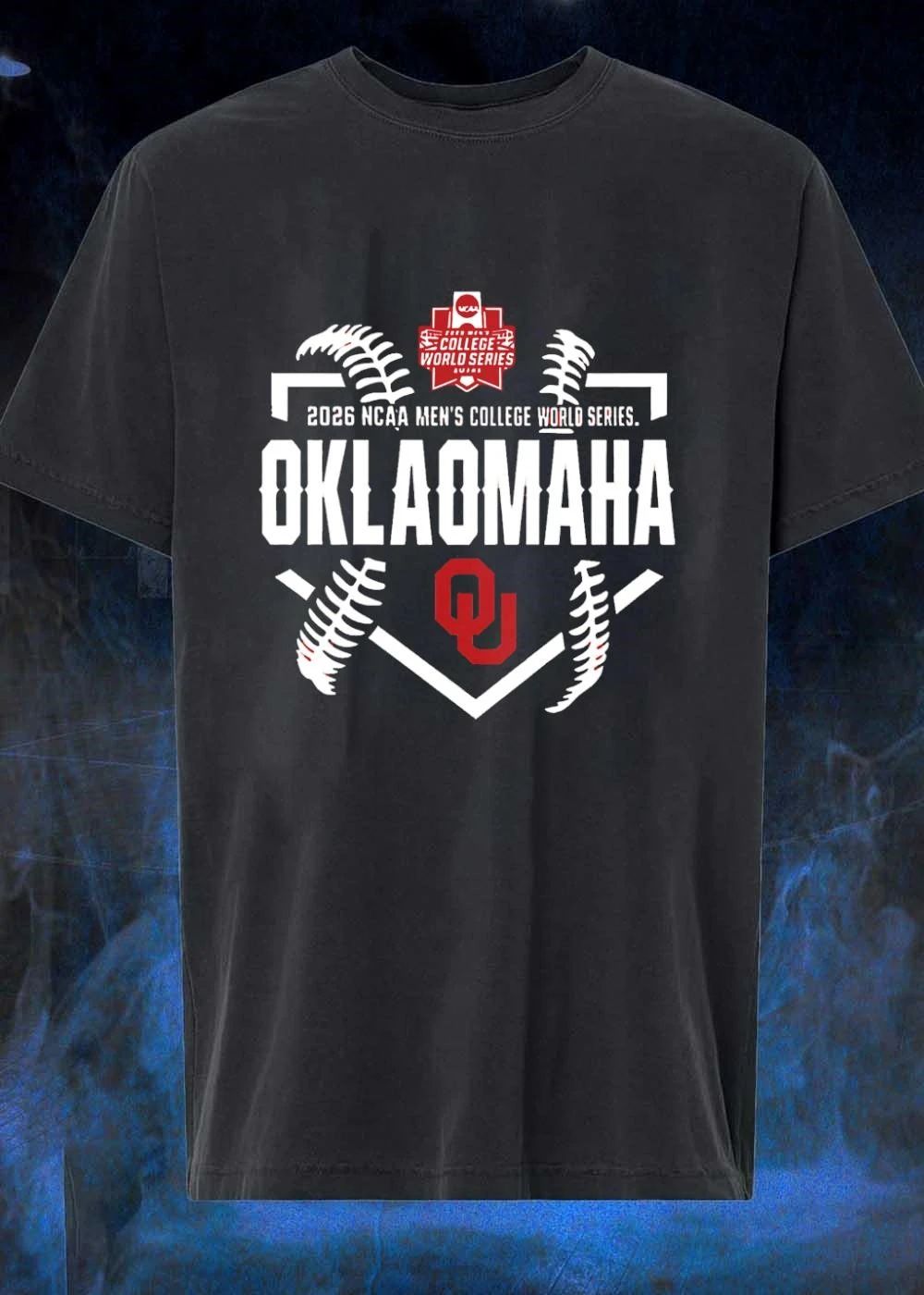 NCAA Men’s College World Series OKLAOMAHA Oklahoma Sooners T-Shirt