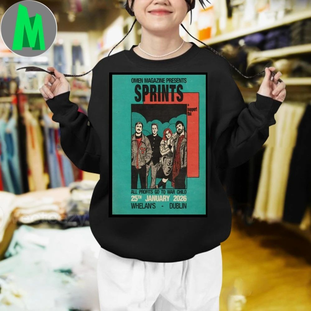Sprints Whelan’s In Dublin Ireland January 25 2026 Poster T-Shirt