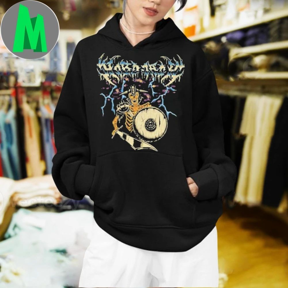 Warlords Black Heavy Faded Band Shirt