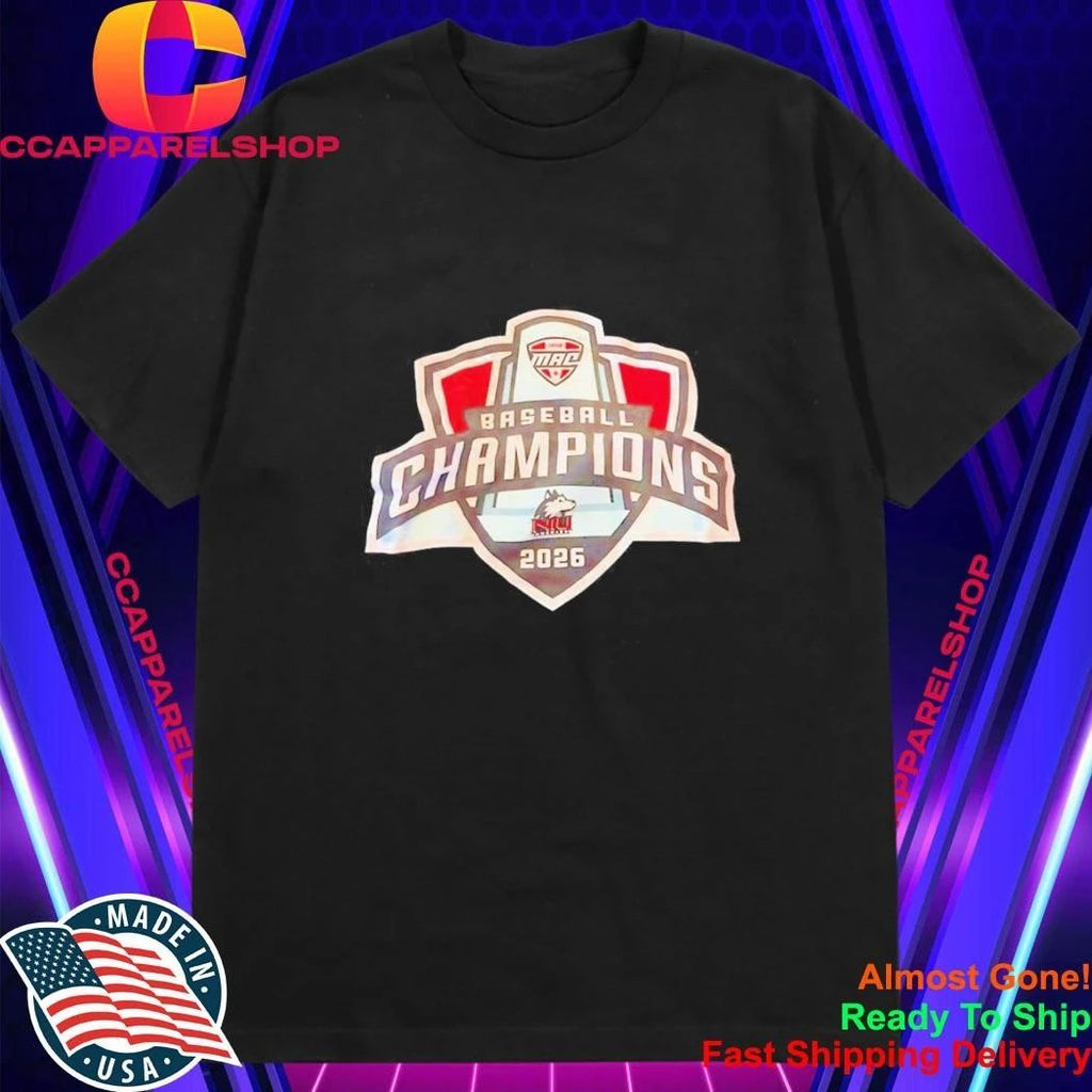 NIU Huskies MAC Baseball Champions 2026 1946 MAC Baseball Champions 2026 Shirt