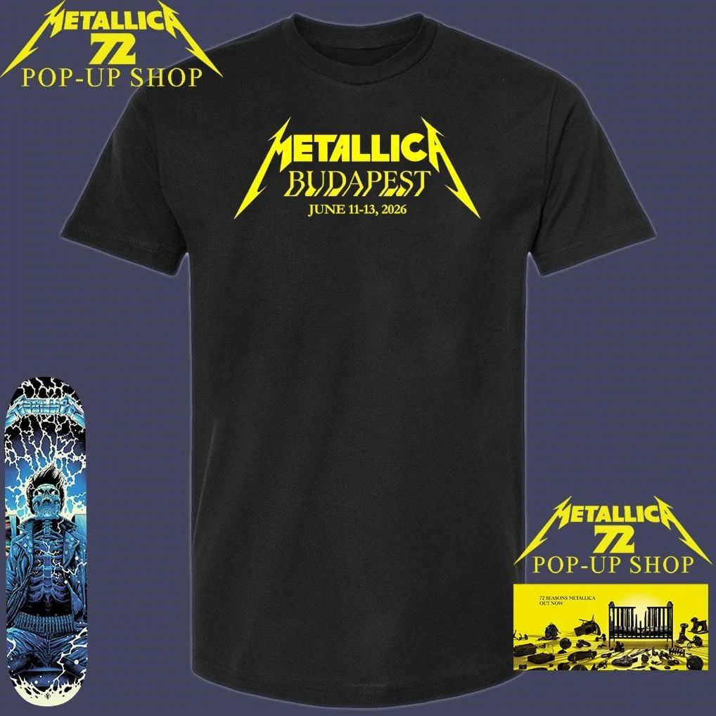 Metallica M72 Budapest 2026 Hungary T-Shirt
