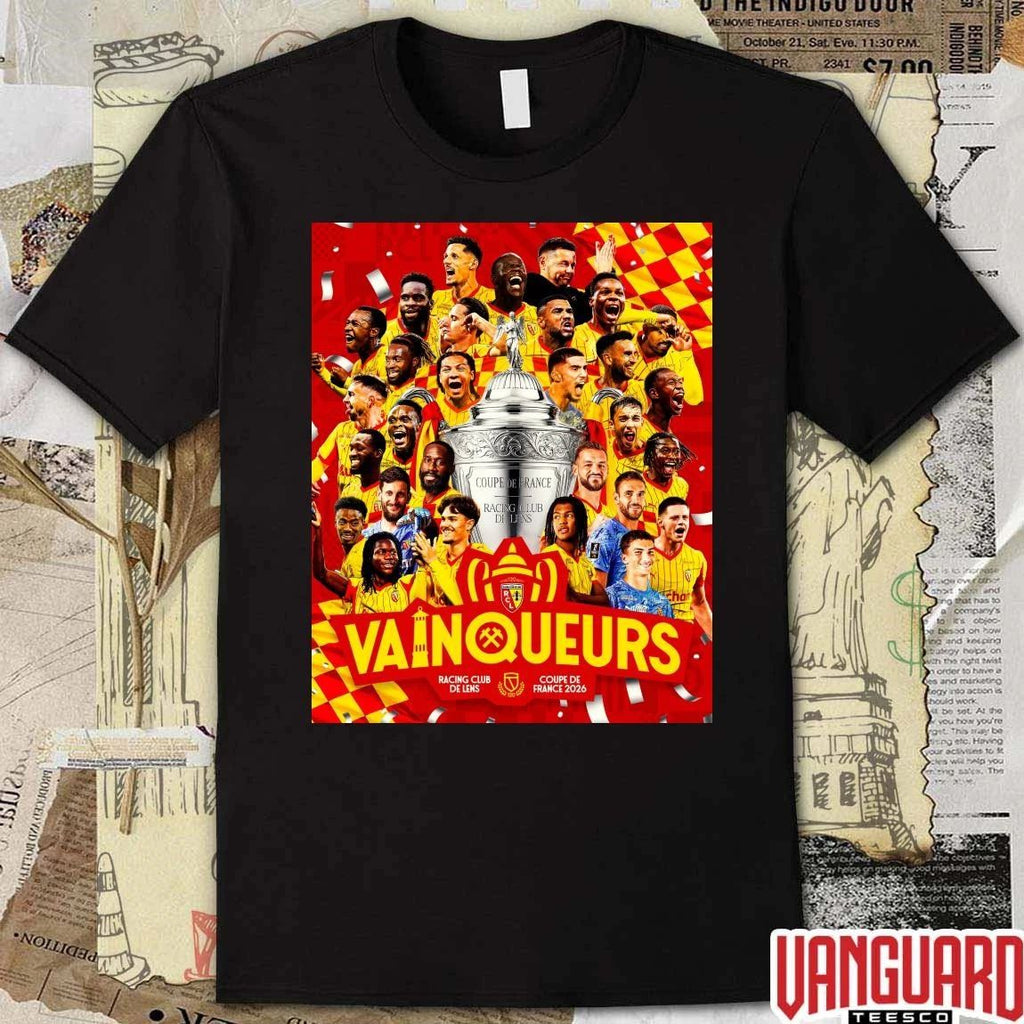 RC Lens Vainqueurs Coupe de France 2026 Poster t-shirt