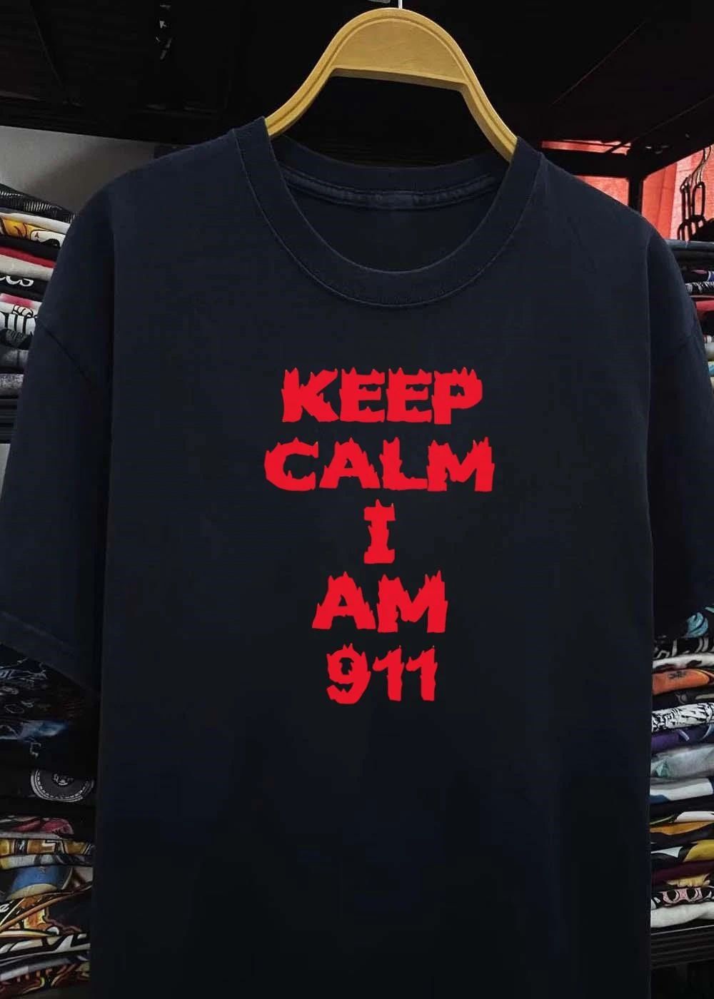 Keep Calm I Am 911 Emergency Dispatcher T-Shirt