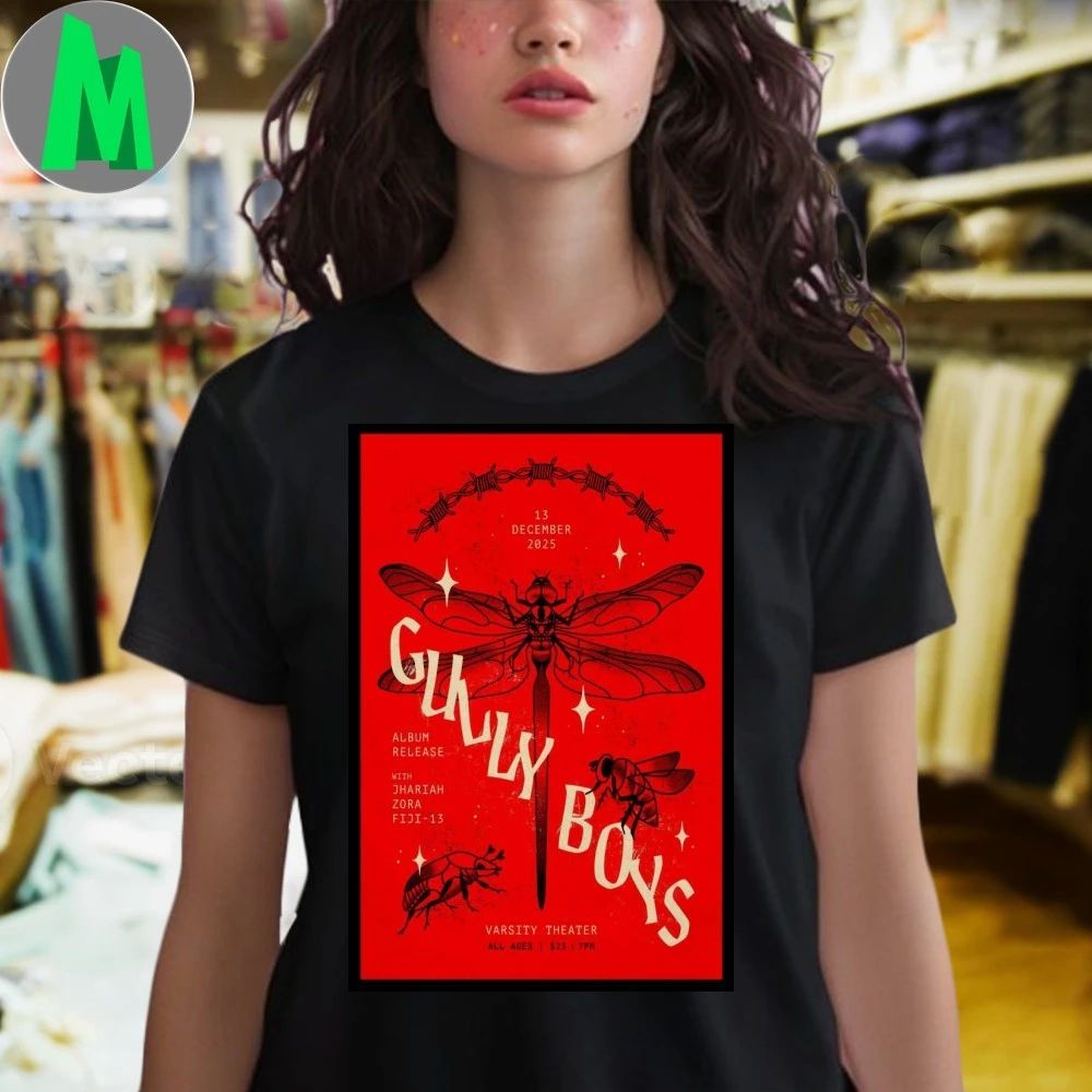 Tour 2025 Gully Boys Minneapolis, MN Poster Shirt