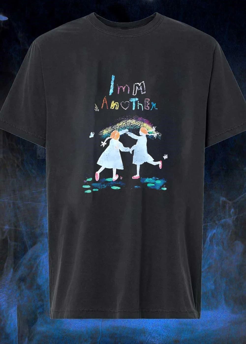 I Am Another Girl Two Children Dancing Under Rainbow T-Shirt