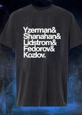Detroit Red Wings Legend Yzerman Shanahan Lidstrom Fedorov Kozlov T-Shirt