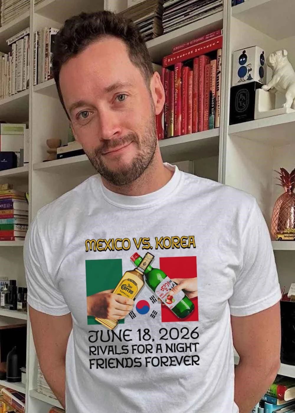 [Mexico vs Korea] Toast to Rivals for a Night Friends Forever T-Shirt