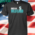 Seattle Mariners Mlb 2025 Playoffs National League Wild Card Shirt