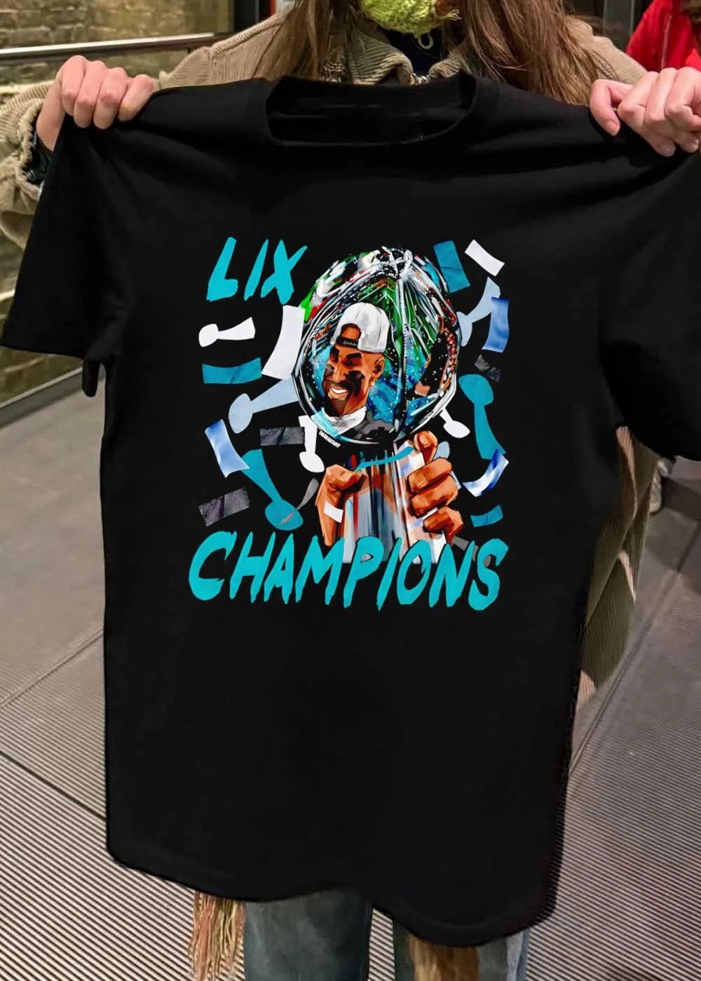 Jalen Hurts Image In Cup Champions Lix shirt