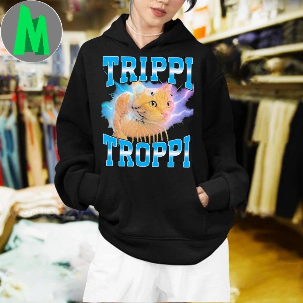 Surreal Italian Brainrot Meme Trippi Troppi Cat Shirt