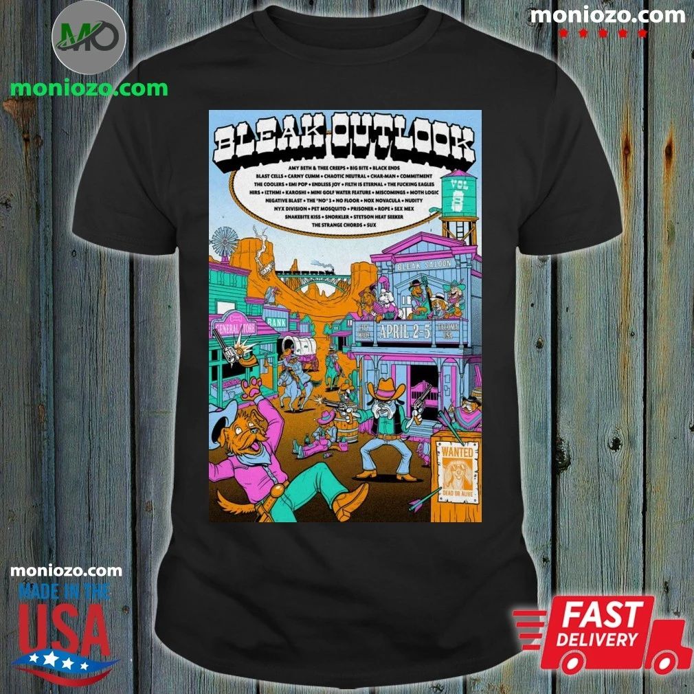 Bleak Outlook Vol 8 4 2-4 5 2026 Tacoma WA Poster Shirt