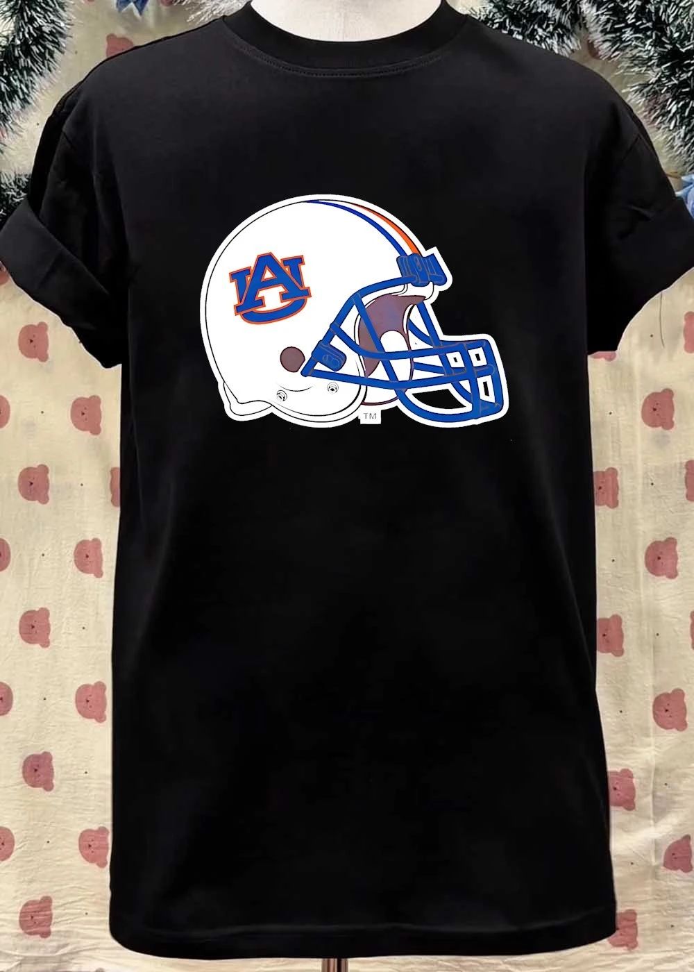 Auburn Tigers American Football helmet shirt