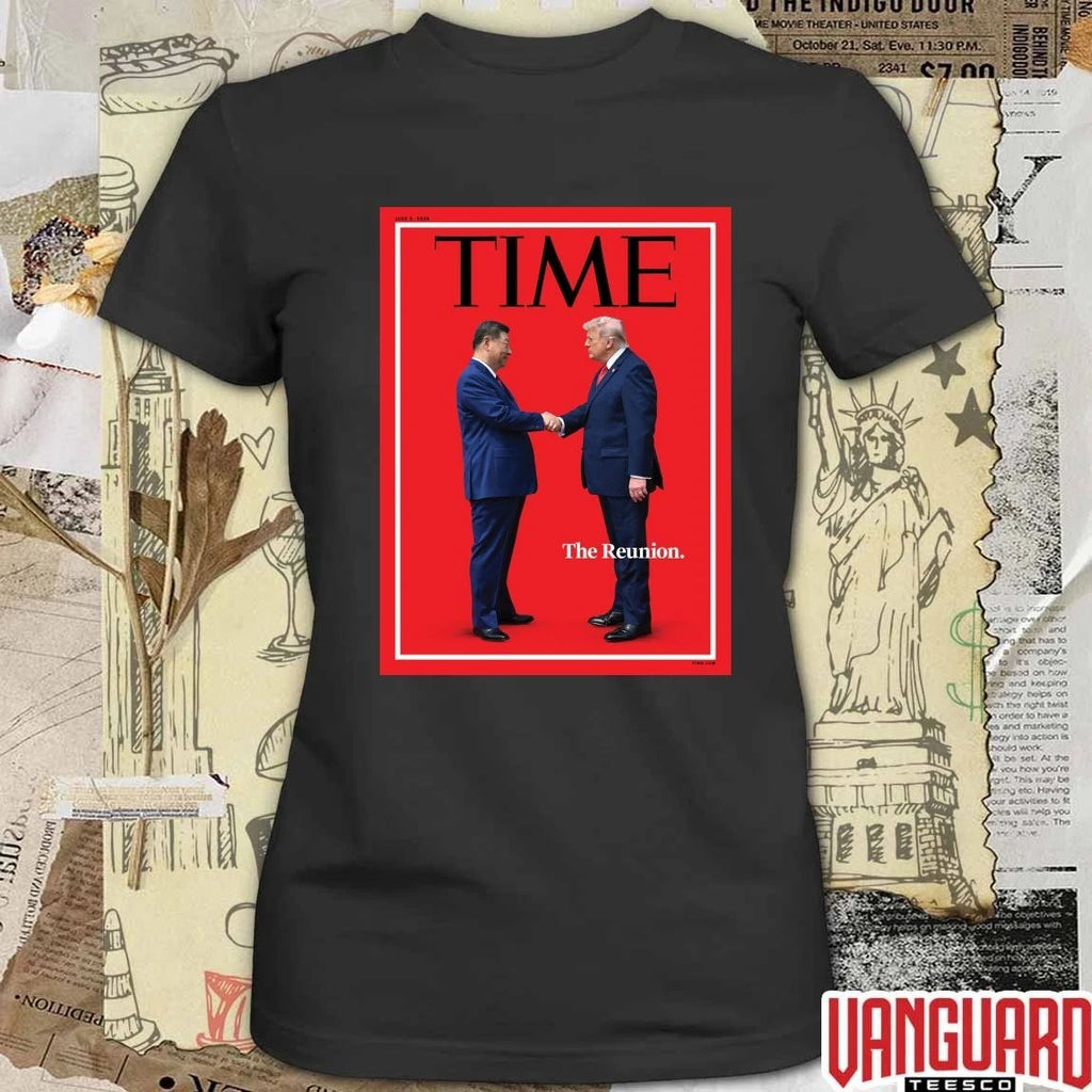 Time The Reunion Donald Trump and Xi Jinping June 8 2026 Poster t-shirt