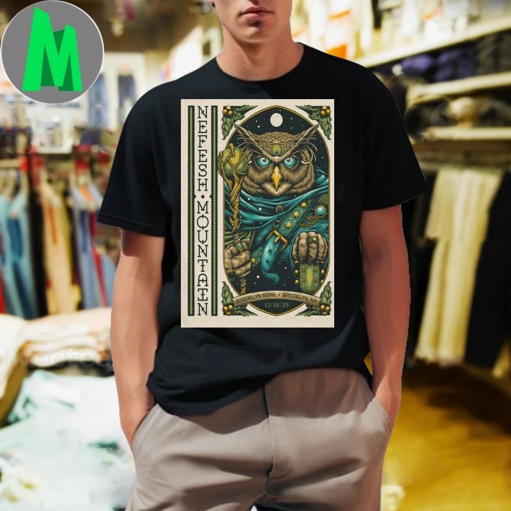 Nefesh Mountain 12.18.2025 Brooklyn Bowl in Brooklyn NY Poster Shirt
